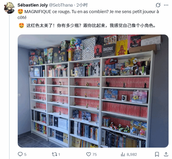 国外游戏大佬晒一整面NS游戏墙:生化9还有地儿塞吗？