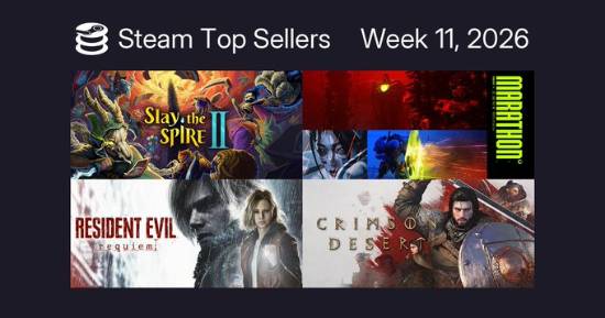Steam周销榜出炉！《杀戮尖塔2》第一 《失落星船：马拉松》第二 《生化危机9：安魂曲》第三