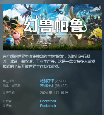 外媒曝新游《Pickmon》被指抄袭《宝可梦》《帕鲁》 甚至盗用同人画师设计