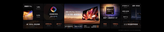 2026旗舰电视版本答案!海信发布RGB-Mini LED电视E7S Pro