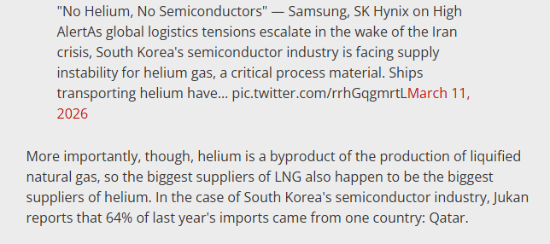 外媒分析：受到局部冲突影响存储芯片未来将会大涨